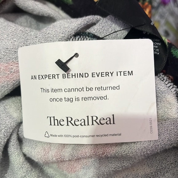 Alice and Olivia Cropped Floral Hoodie - Picture 9 of 9